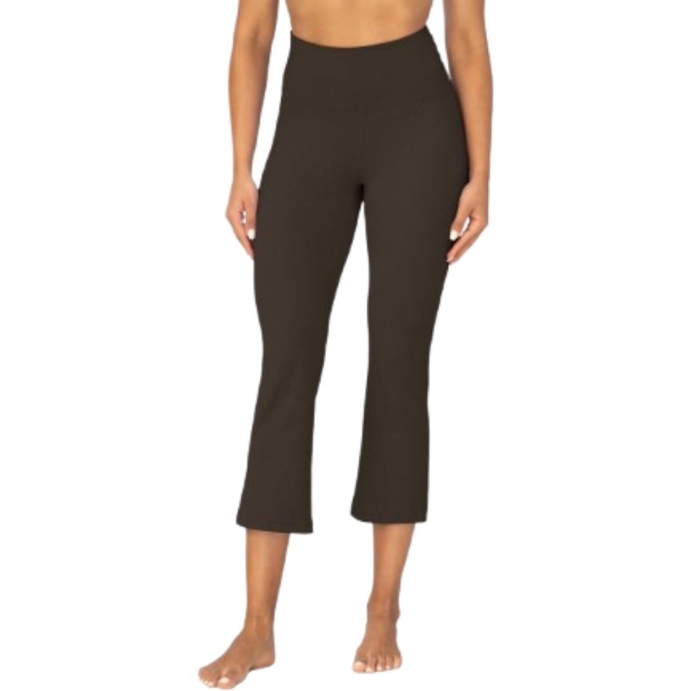 NWT Sunzel High Waist Flared Capri Leggings Size Medium